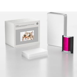 Xiaomi Papel Fotográfico para Sublimación con Stickers, 5 x 7.6 cm, 50 Hojas